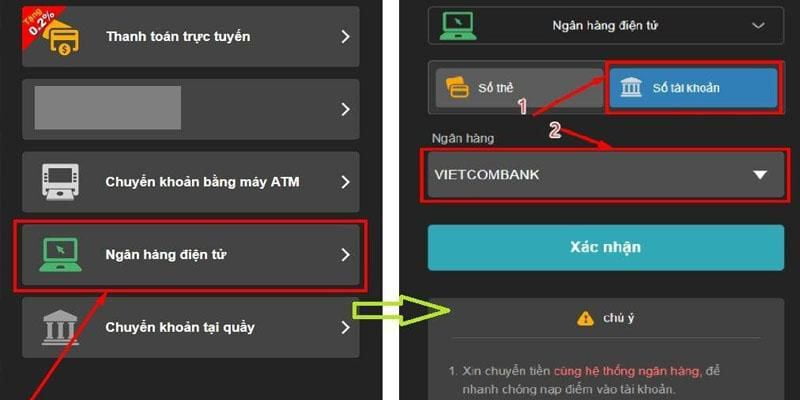 Hướng dẫn nạp và rút tiền khi chơi game cấp độ Kl99 - Kl99